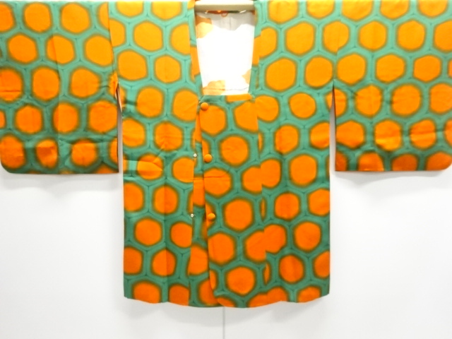 JAPANESE MICHIYUKI COAT / ABSTRACT KIKKO PATTERN